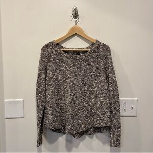 Eileen Fisher loose knit linen cotton sweater sz small oversized fit chunky knit